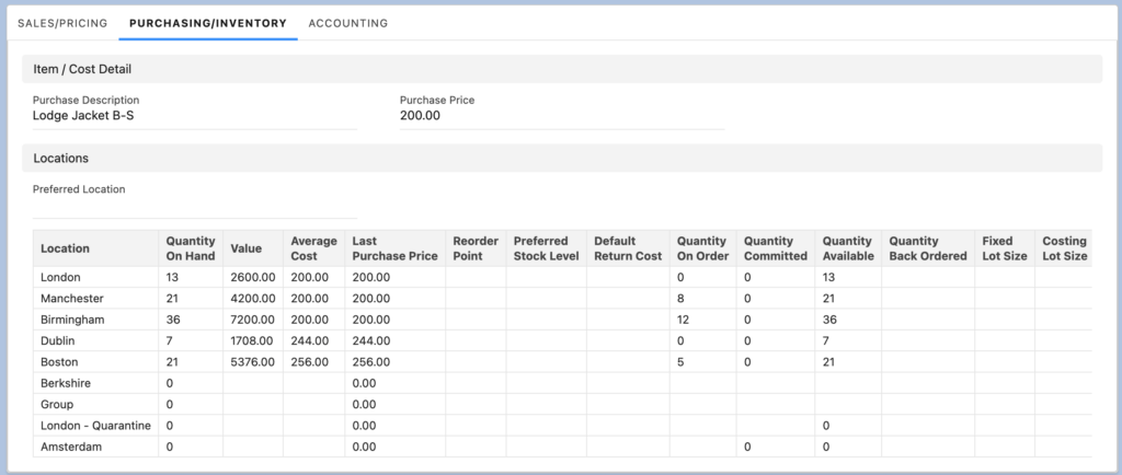 salesforce field service netsuite live inventory location quantity on hand